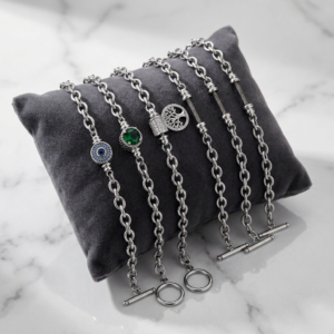 plain chain bracelet collection