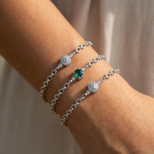 three bracelet cluster