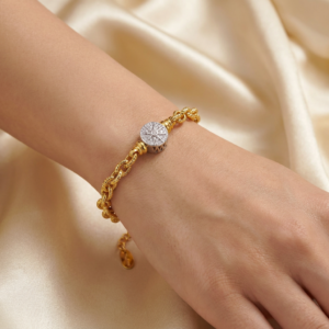 bracelet with silver bead