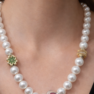 PEARL NECKLACE FOR 3 BEADS
