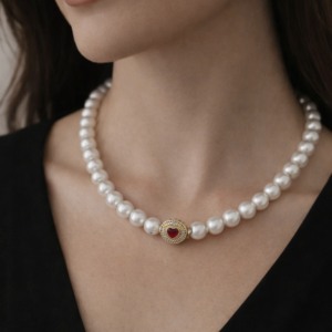 PEARL NECKLACE FOR SINGLE BEAD